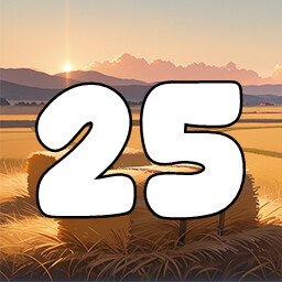 Icon for 25 level completed