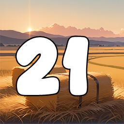 Icon for 21 level completed