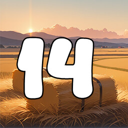 Icon for 14 level completed