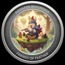 Rooster Whisperer achievement icon for KOOO TO JUMP!