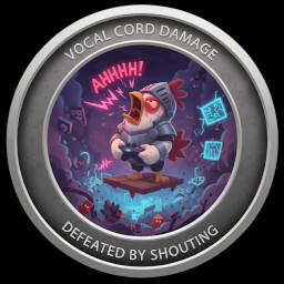 Vocal Cord Damage achievement icon for KOOO TO JUMP!