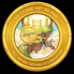 So Close Yet So Far achievement icon for KOOO TO JUMP!