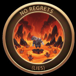 No Regrets (Lies) achievement icon for KOOO TO JUMP!