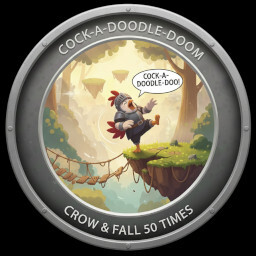 KOOO! and Fail achievement icon for KOOO TO JUMP!