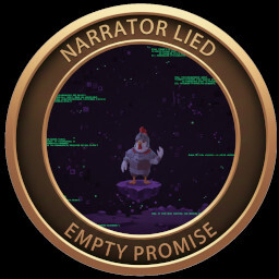 Narrator Lied achievement icon for KOOO TO JUMP!