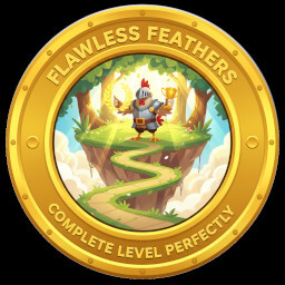 Flawless Feathers achievement icon for KOOO TO JUMP!