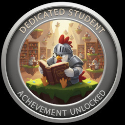 Dedicated Student achievement icon for KOOO TO JUMP!