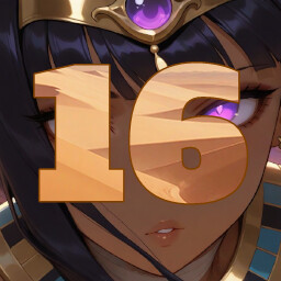 Icon for 16 level completed