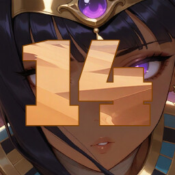 Icon for 14 level completed