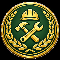Constructor achievement icon for Smart Farm