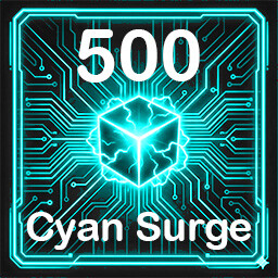 Icon for CYAN_SURGE_500