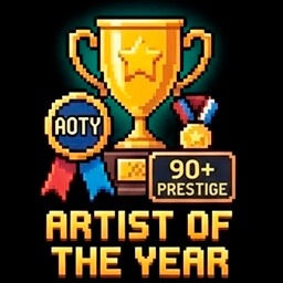 Artist of the Year achievement icon for Streaming Race