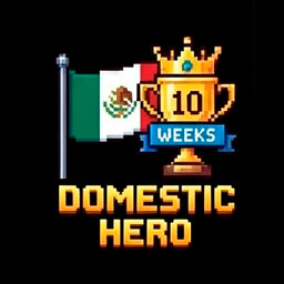 Domestic Hero achievement icon for Streaming Race