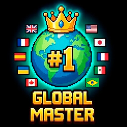 Global Master achievement icon for Streaming Race