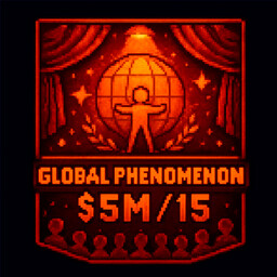 Global Phenomenon achievement icon for Streaming Race