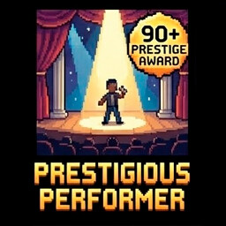 Prestigious Performer achievement icon for Streaming Race