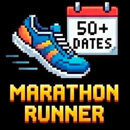 Marathon Runner achievement icon for Streaming Race