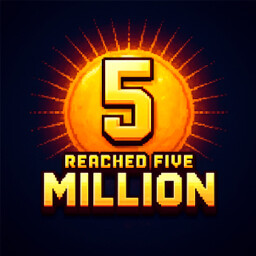 Multimillionaire achievement icon for Streaming Race
