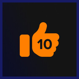 Ten Likes achievement icon for Mouse X
