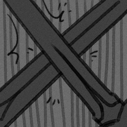 A blade, not a kiss. achievement icon for Love the Guard, Be the King - A Visual Novel