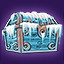 A frozen chest