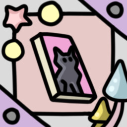 Icon for The cat on the book cover