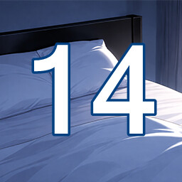 Icon for 14 level completed