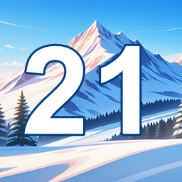 Icon for 21 level completed