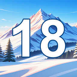 Icon for 18 level completed