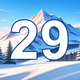 Icon for 29 level completed