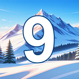 Icon for 9 level completed