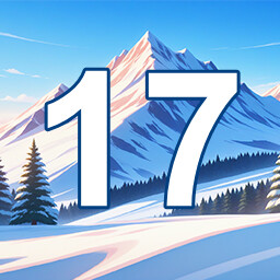Icon for 17 level completed
