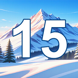 Icon for 15 level completed