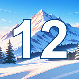 Icon for 12 level completed