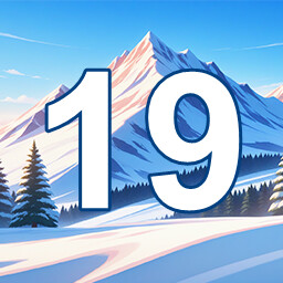 Icon for 19 level completed