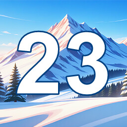 Icon for 23 level completed
