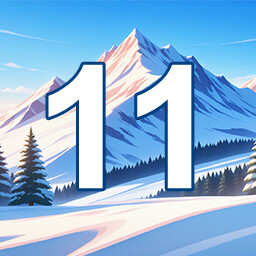 Icon for 11 level completed