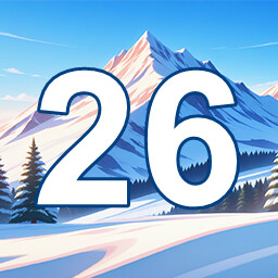 Icon for 26 level completed