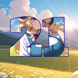 Icon for 21 level completed