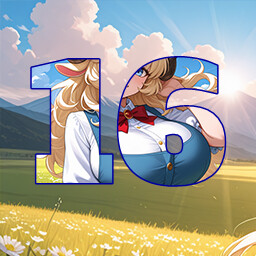 Icon for 16 level completed