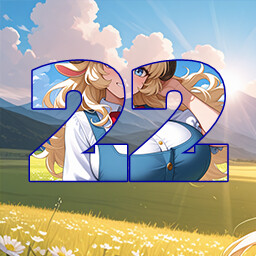 Icon for 22 level completed