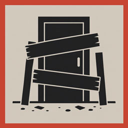 Barricaded achievement icon for Yellowcreek Stories - The Cabin Watcher