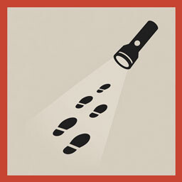 On the Trail achievement icon for Yellowcreek Stories - The Cabin Watcher