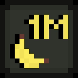 Million Bananas Club achievement icon for Apanana