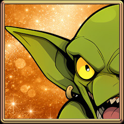 Millionaire (in Gold) achievement icon for Multiplier Goblin