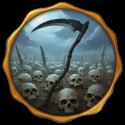 God of Slaughter achievement icon for Aye! My Liege