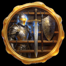 Armed to the Teeth achievement icon for Aye! My Liege