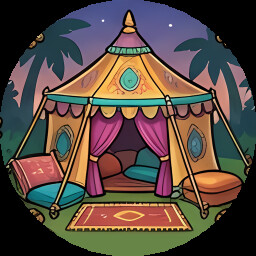 Luxury Camp achievement icon for Deserted Island Where Desire Blossoms