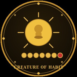Icon for Creature of Habit