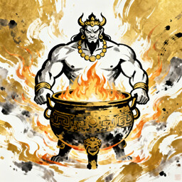 Defeat Heaven-burning Cauldron Lord achievement icon for Eternal Sword Tomb